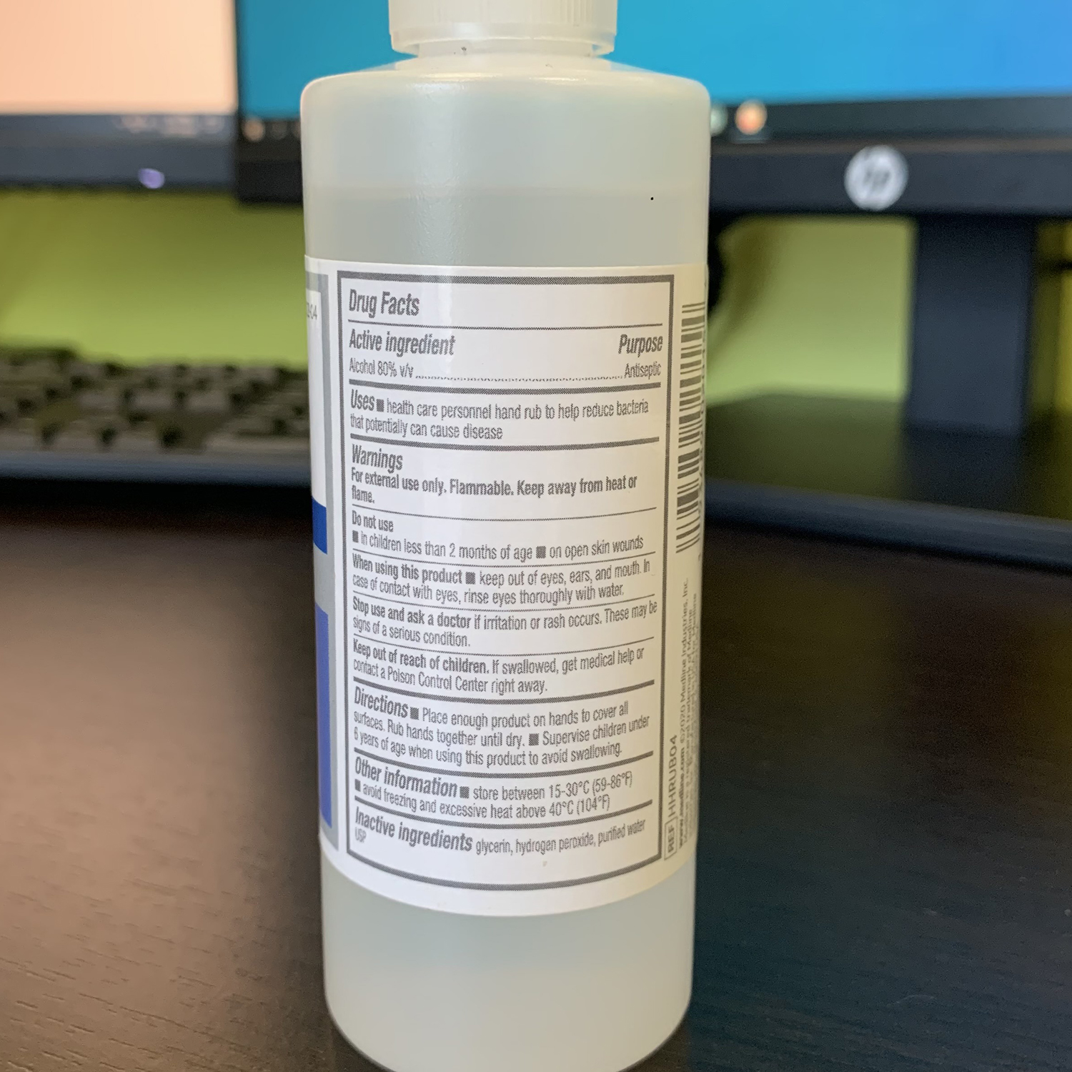 Antiseptic Hand Rub, 80 Alcohol, 4 oz (24 per case)