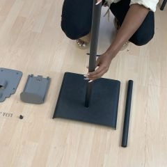Hand Sanitizer Dispenser and Floor Stand - Touch Free Assembly
