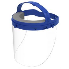Armchem International Commercial Full Length Protective Face Shield w/Adjustable Headgear